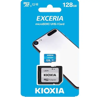 Secure Digital (microSDHC)  128GB Kioxia Exceria (LMEX1L128GG2)      