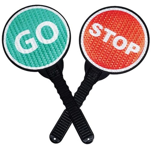 Ручні знаки для регулювання руху Stop-Go