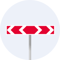 Дорожній знак 1.4.3 (ІI тип)