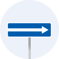 Дорожній знак 5.7.1 (ІІ тип)